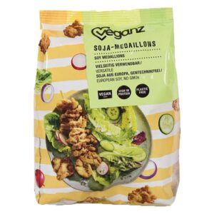 veganz soya medaljoner - soja kød i stykker