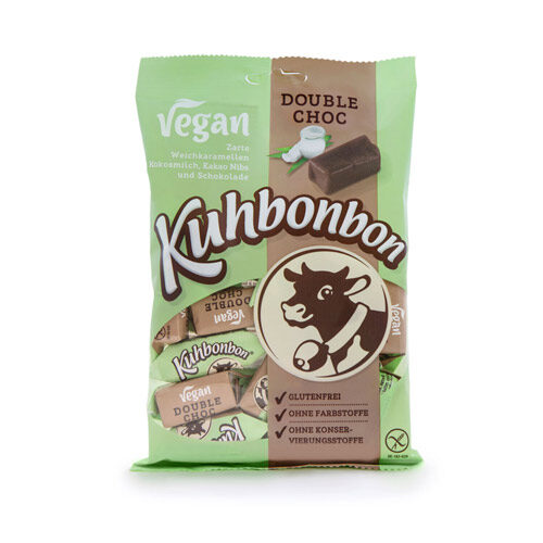 veganske chokoladekarameller kubonbon double choc