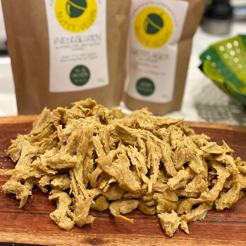 vegansk kylling af hvedegluten