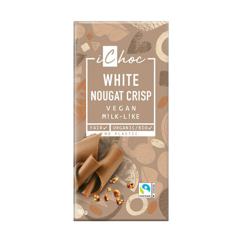 ichoc chokolade - hvid vegansk chokolade køb