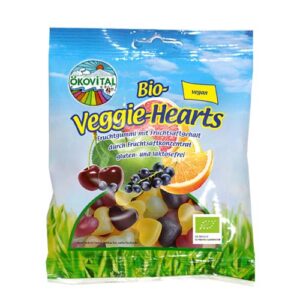 veganske vingummihjerter - ökovital veggie hearts