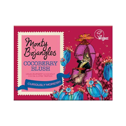 monty bojangles veganske trøfler - cocoberry blush vegan truffles