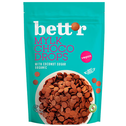 vegansk lys overtrækschokolade uden mælk