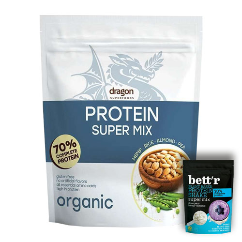 Vegansk proteinpulver - køb - protein super mix - glutenfri proteinpulver