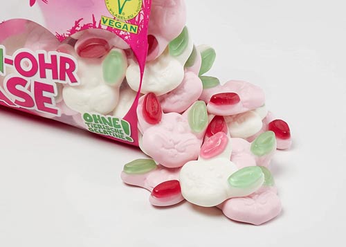 katjes vegansk slik - grønne ører harer kaniner