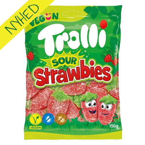 vegansk vingummi - trolli med jordbærsmag