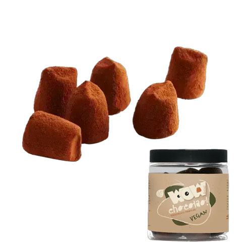 Veganske trøfler køb - vegansk chokolade trøffel wow chocolao