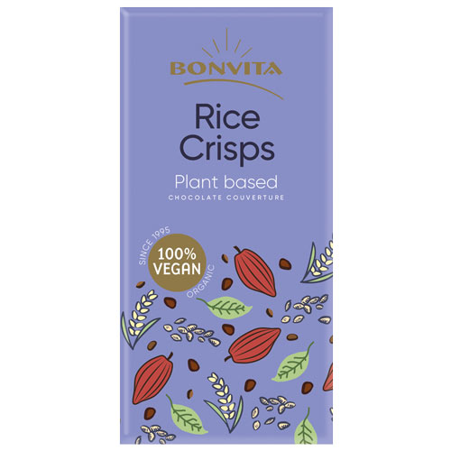 Laktosefri chokolade - vegansk chokolade med rice crisps - bonvita
