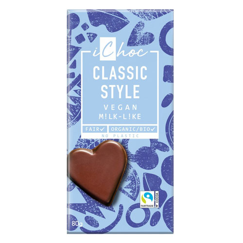 Vegansk mælkechokolade ichoc classic - vegansk slik