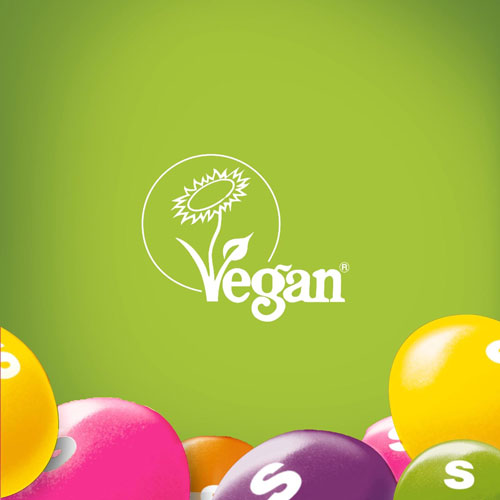 Vegansk slik - Skittles crazy sour vegan 