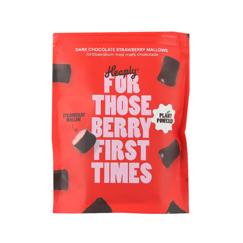 Veganske skumfiduser - jordbærskum - vegansk slik