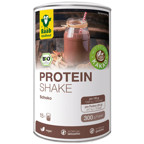 Vegansk proteinpulver - Vegansk proteinshake med chokolade - glutenfri produkter