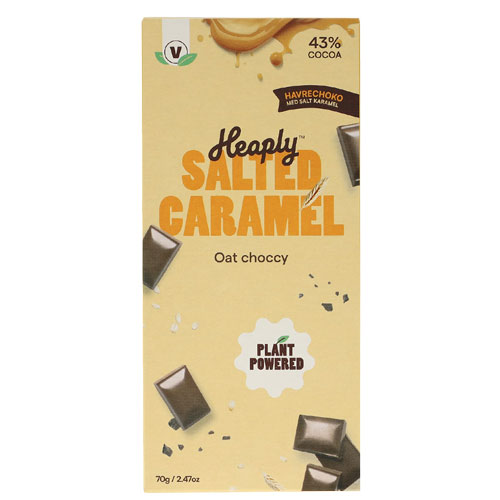 Vegansk chokolade med saltkaramel - vegansk slik