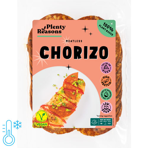 Vegansk chorizo - veganske pålægsskiver