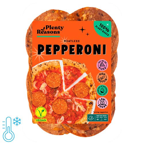 Vegansk Pepperoni - vegansk pizzatopping