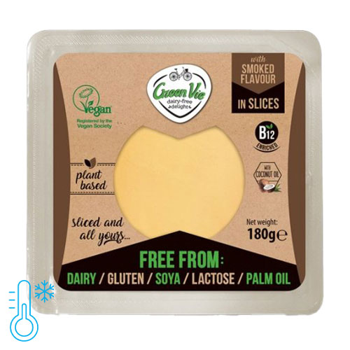 Vegansk og laktosefri ost i skiver