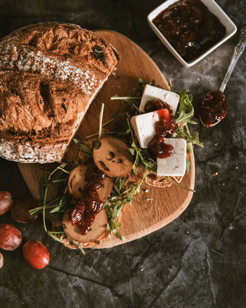 vegansk ostepølse til vegansk tapas