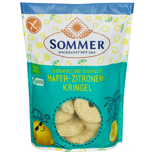 Veganske småkager - glutenfri produkter - citronkringler