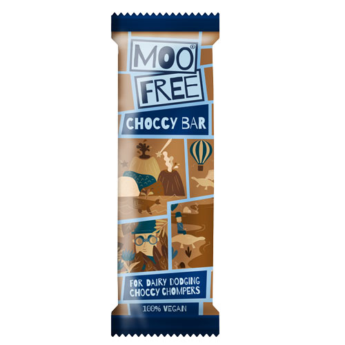 Mælkefri chokolade - Moo Free - vegansk slik-chokoladebar