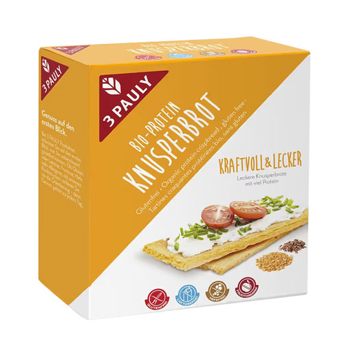 vegansk protein knækbrød - glutenfri produkter