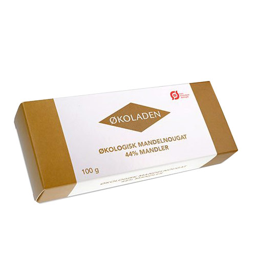 vegansk nougat af mandler - vegansk juleslik - økoladen -