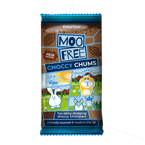 Vegansk mælkechokolade - moo free vegansk chokolade chums