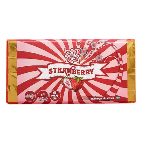 Mælkefri hvid chokolade jordbær - vegan delights