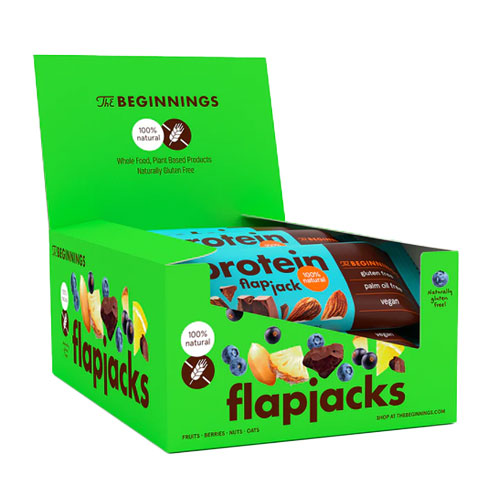 Vegansk proteinbar flapjack - glutenfri produkter storkøb