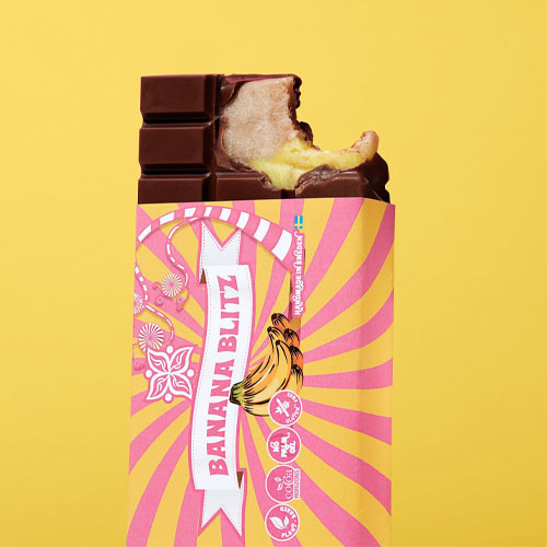 Vegansk slik chokolade - vegan delights banana blitz