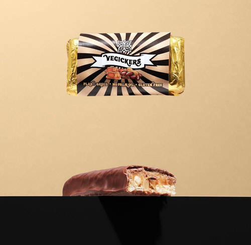 vegickers vegansk snickers mælkefri
