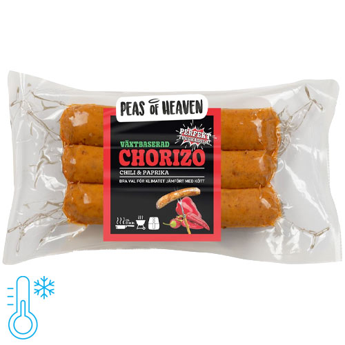 Peas of heaven - veganske pølser - chorizo - glutenfri