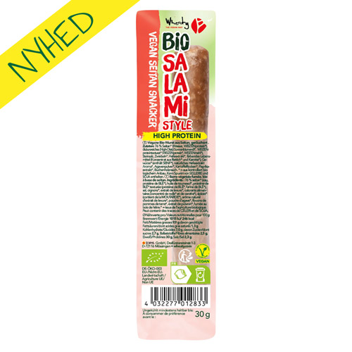 Vegansk salami-snackpølser - Wheaty - Øko | Nutty Vegan