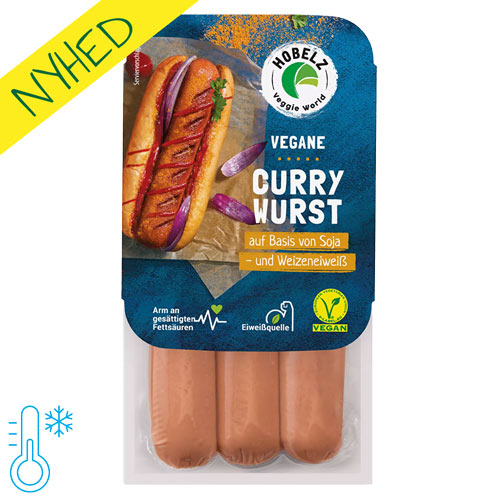 Veganske karrypølser - plantepølser fra hobelz