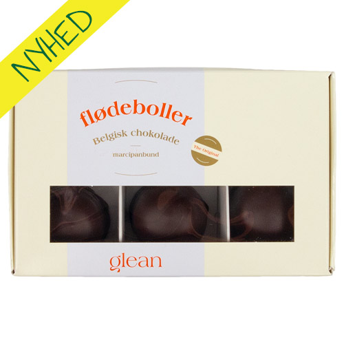 Glean veganske flødeboller med vegansk chokolade - gaveæske