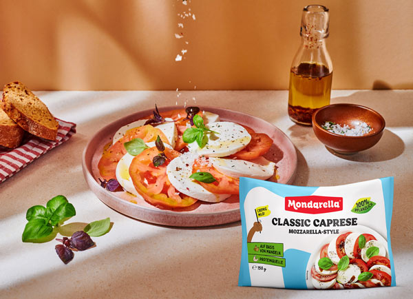 frisk vegansk mozzarella - mondarella