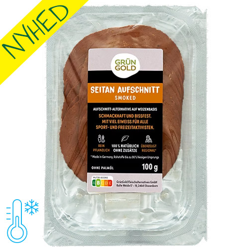 seitan i skiver - vegansk pålæg - grüngold