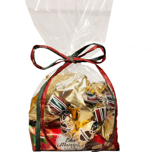 Gavepose med vegansk chokolade - vegansk juleslik