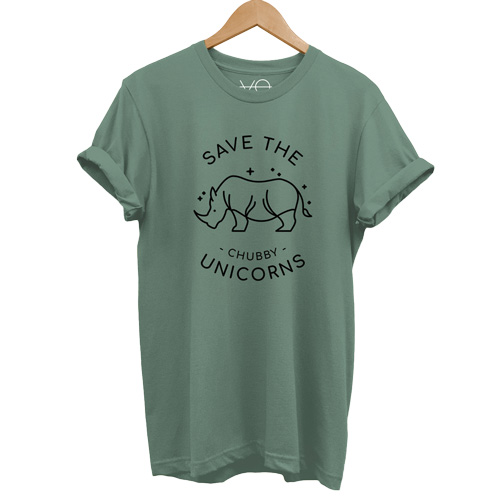 Vegan Outfitters - Save The Chubby Unicorns - vegansk tøj