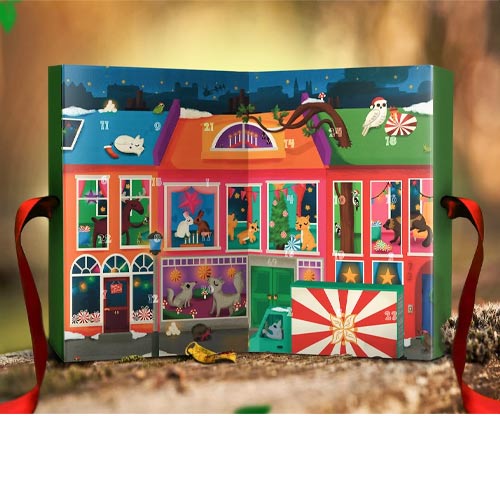 Vegansk Julekalender med fyldte chokolader - Vegan delights - mælkefri og glutenfri