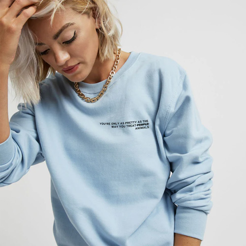 vegansk tøj med print og statements køb online