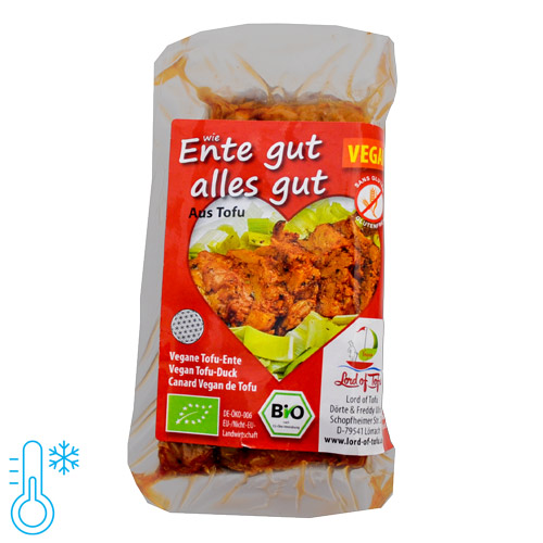 Mock duck af tofu - vegansk and - Lord of Tofu Ente