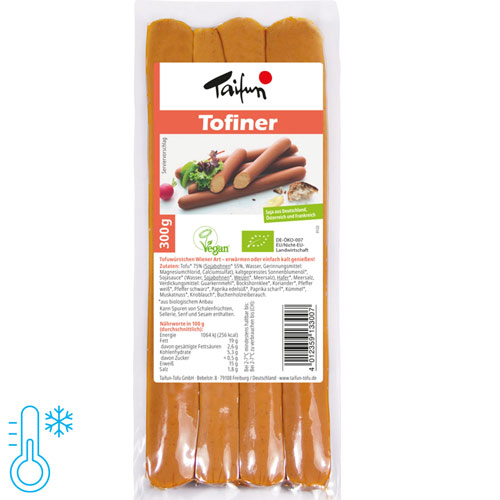 Tofiner - taifun Veganske pølser af tofu