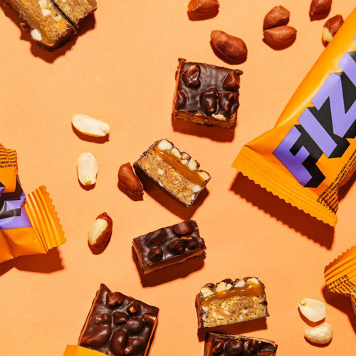 mælkefri chokoladebar med peanuts - fizi
